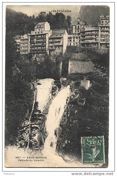 *** DEPT 64 . EAUX-BONNES / CASCADE DU VALENTIN *** - Arthez De Bearn