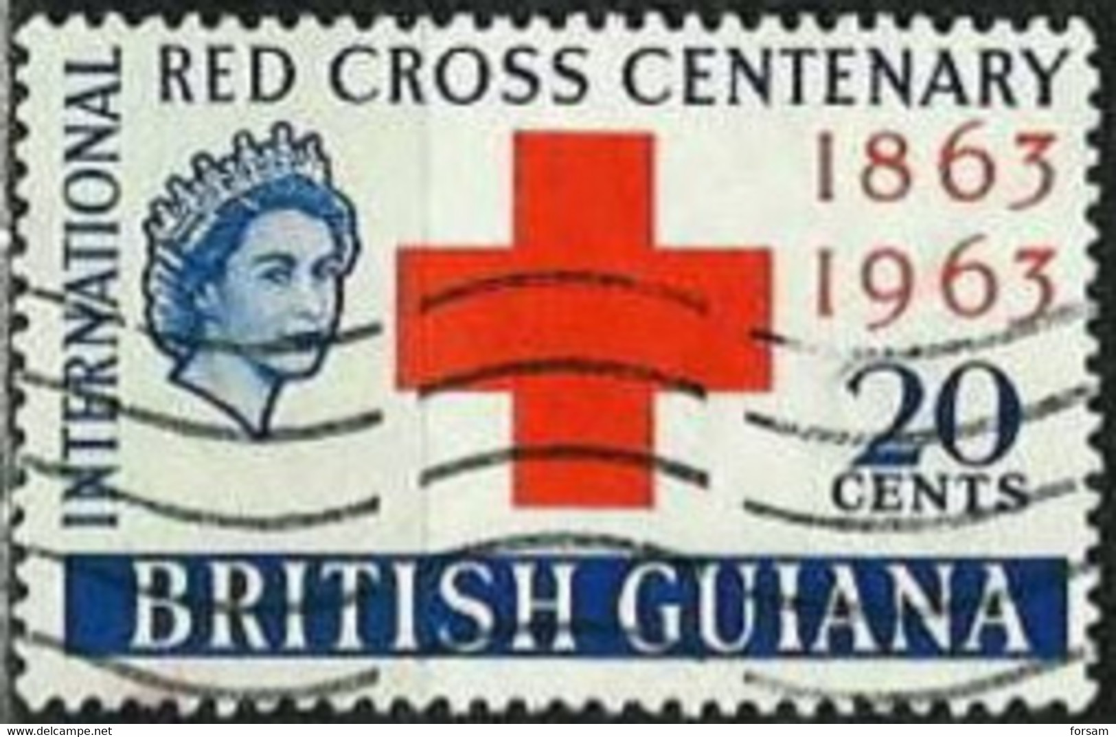 BRITISH GUIANA..1963..Michel # 219...used. - Brits-Guiana (...-1966)