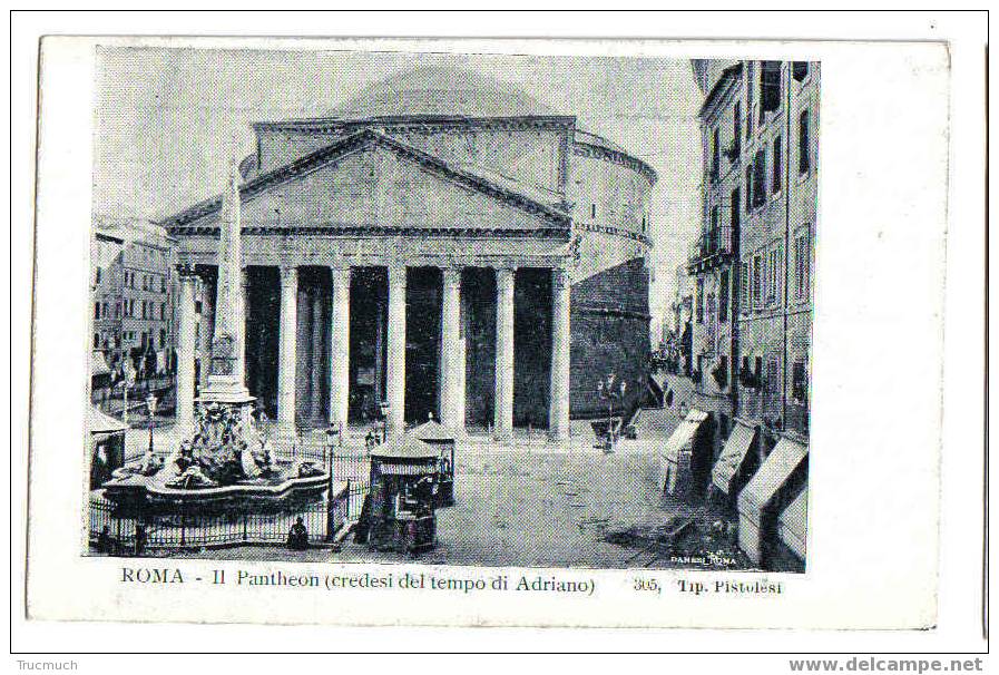 B2769 - ROMA - Il Pantheon (credesi Del Tempo Di Adriano) - Pantheon