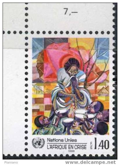 PIA - ONG - 1986 - Art - Tableau - L´Afrique En Crise - (Yv 137) - Unused Stamps