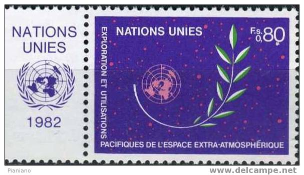 PIA - ONG - 1982 - Exploration Et Utilisation Pacifique De L´espace  - (Yv 107-08) - Unused Stamps