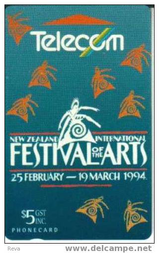 NEW ZEALAND $5  ARTS  FESTIVAL  1994  CARTOON   MINT GPT  NZ-E-10   SOLD AT PREMIUM - New Zealand