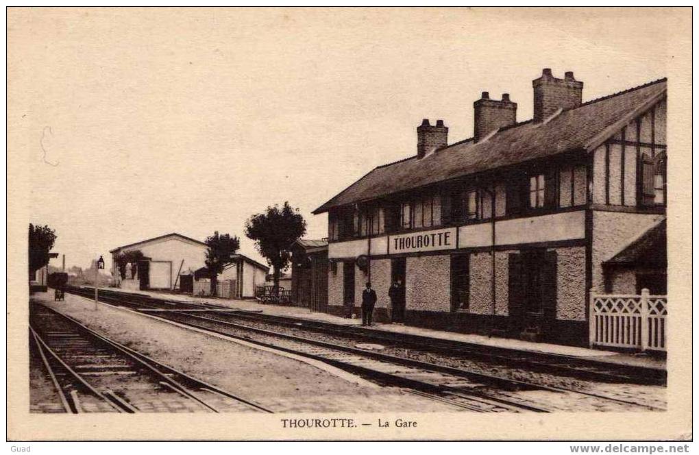 THOUROTTE - LA GARE - Thourotte