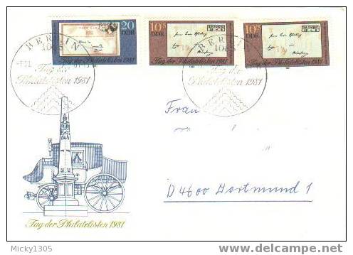 DDR / GDR FDC Mi-Nr 2646/2647 (F400)- - 1981-1990