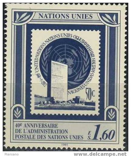 PIA - ONG - 1991 - 40° De L´Administration Postale Des N.U.   - (Yv 214-15) - Unused Stamps