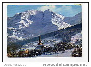 Oct 748726   Combloux  église Face Aux Mont Blanc - Combloux