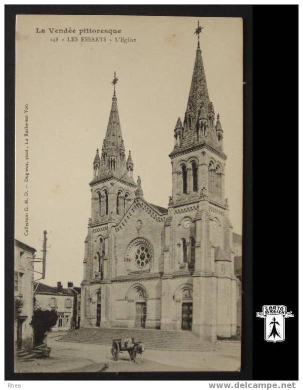 85 Les Essarts - 148 - LES ESSARTS - L'Eglise -  Cpa Rhea D85D  K27198K  C85084C - Les Essarts