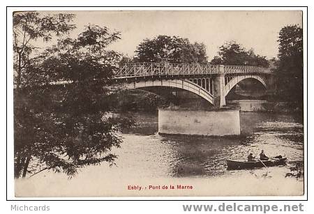 CPA 77 ESBLY - Pont De La Marne - Esbly