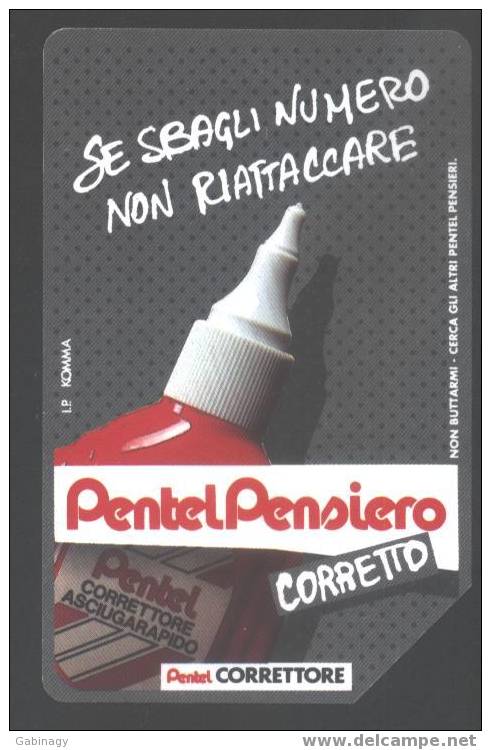 ITALY - C&C CATALOGUE - 2233 - PENTEL - CORRETORRE - Public Advertising