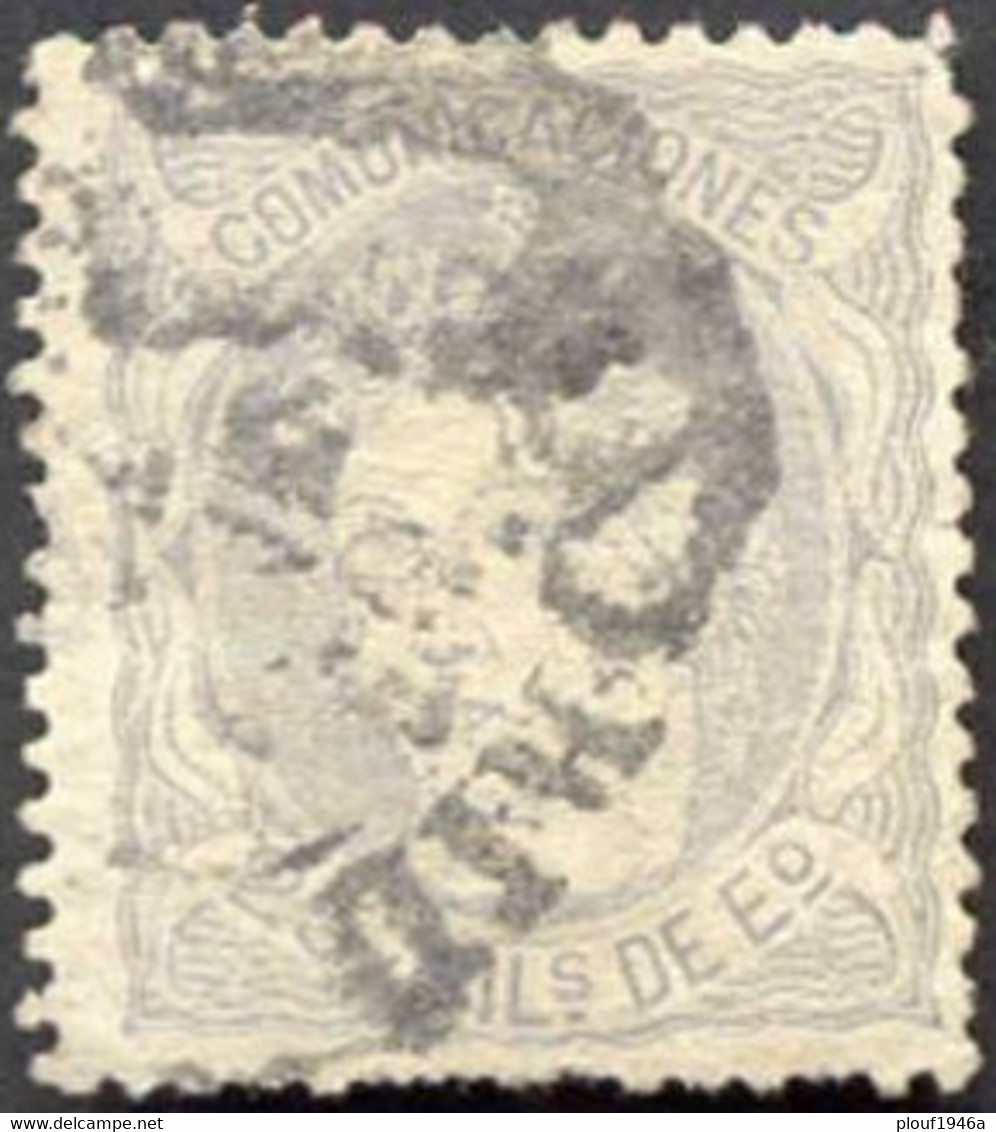 Pays : 166,2 (Espagne : Régence (1))  Yvert Et Tellier N° :  106 (o) - Usados