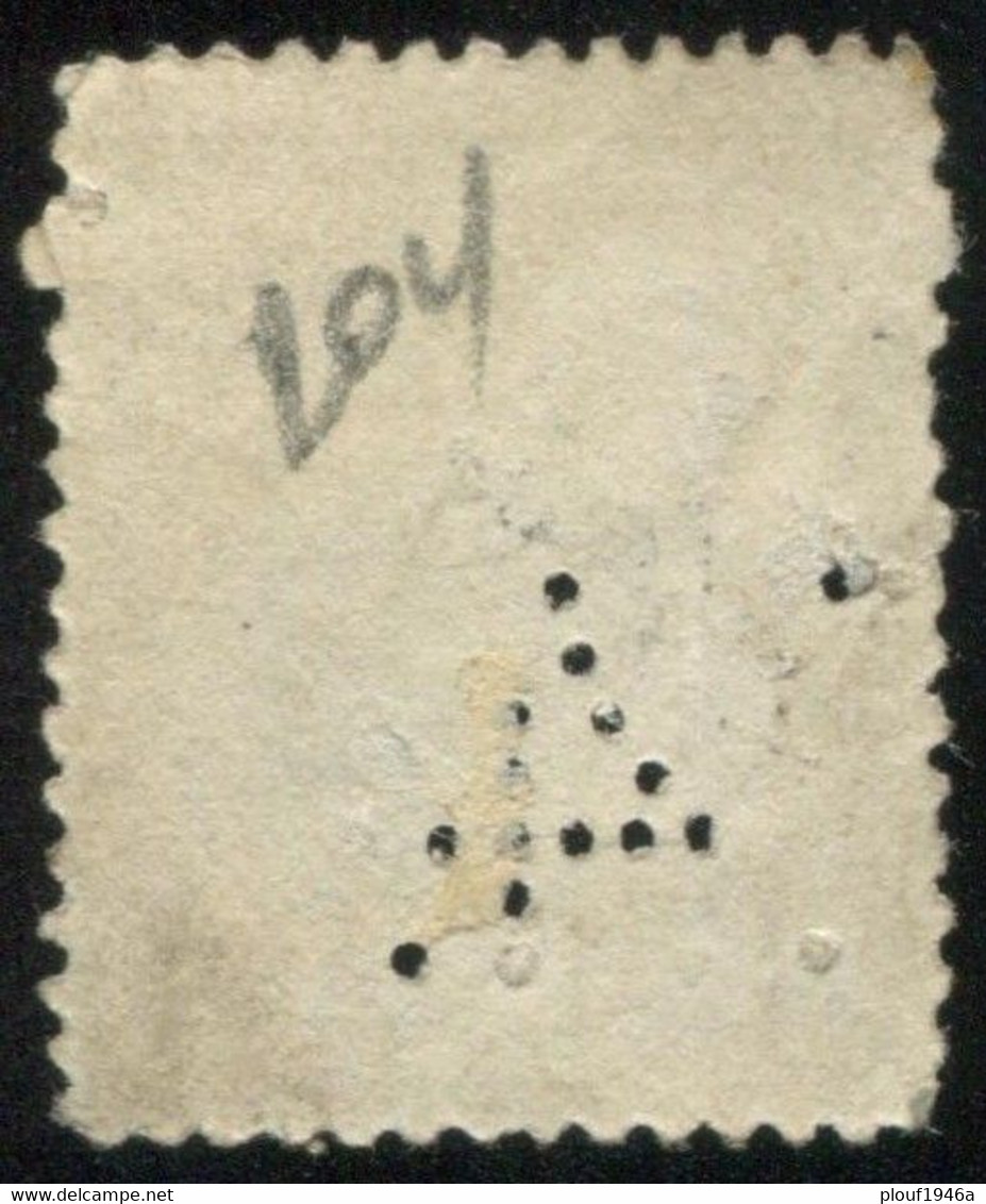 Pays : 166,61 (Espagne)          Yvert Et Tellier N° :   204 (o)  Perfin / Perforé - Used Stamps