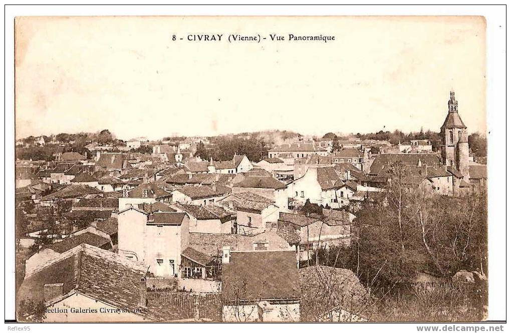 CIVRAY - Vue Panoramique - Civray