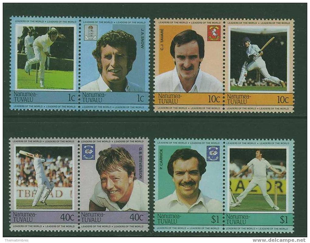 EU0274 Cricket Nanumea 2 Tuvalu 1984 Neuf ** - Cricket