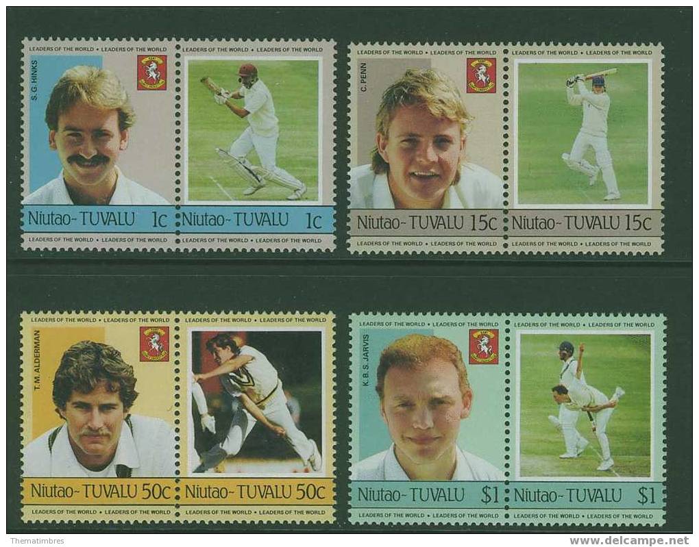 EU0275 Cricket Niutao 3 Tuvalu 1984 Neuf ** - Cricket