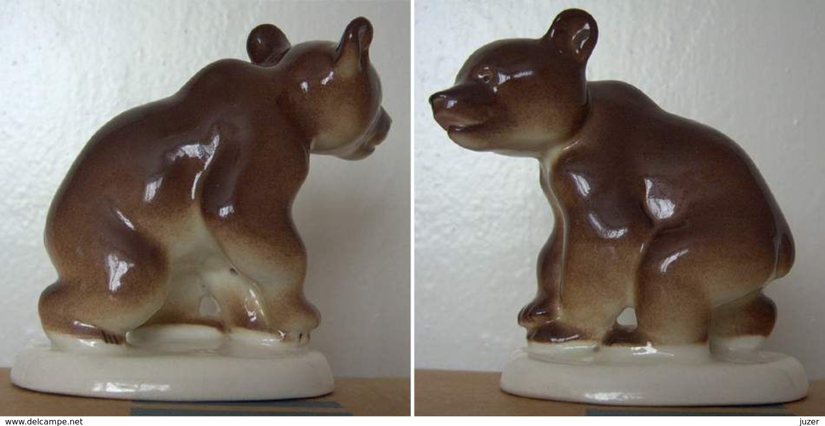 Russian Porcelain: Figurine Of BEAR - Other & Unclassified