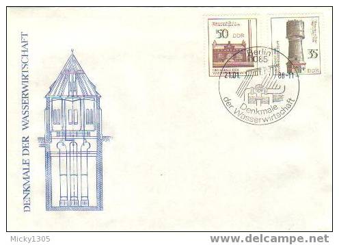 DDR / GDR FDC Mi-Nr 2993/2996 (F464)- - 1981-1990