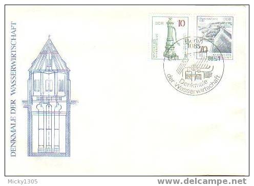 DDR / GDR FDC Mi-Nr 2993/2996 (F464)- - 1981-1990