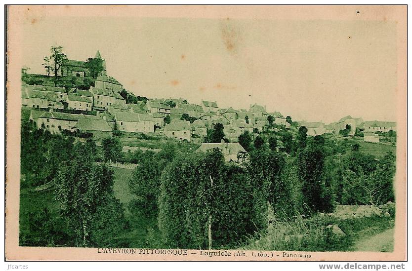 12 - LAGUIOLE - Panorama - Laguiole