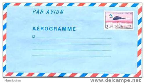 Concorde Sur Paris. 1011-aer 3,30 - Aerograms