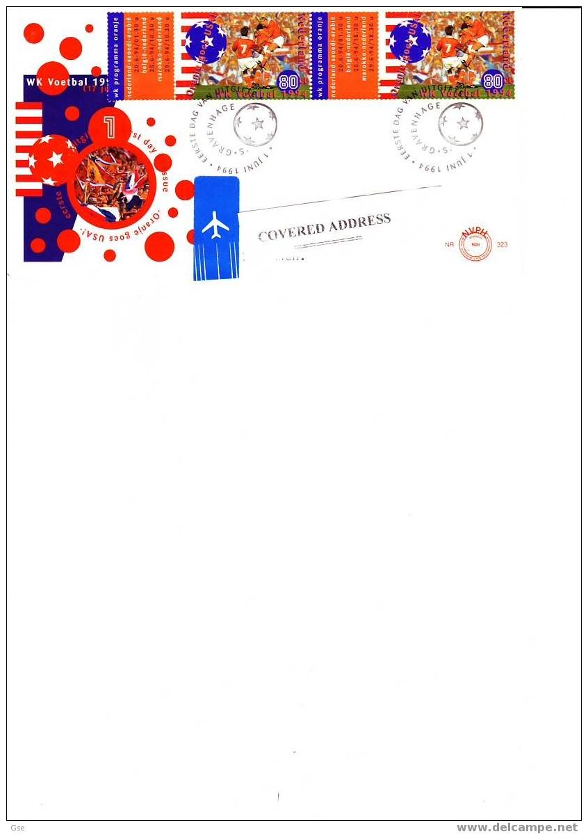 OLANDA 1994 - Yvert 1480 - FDC - Annullo Speciale Illustrato Su Lettera Per La Lituania - 1994 – États-Unis