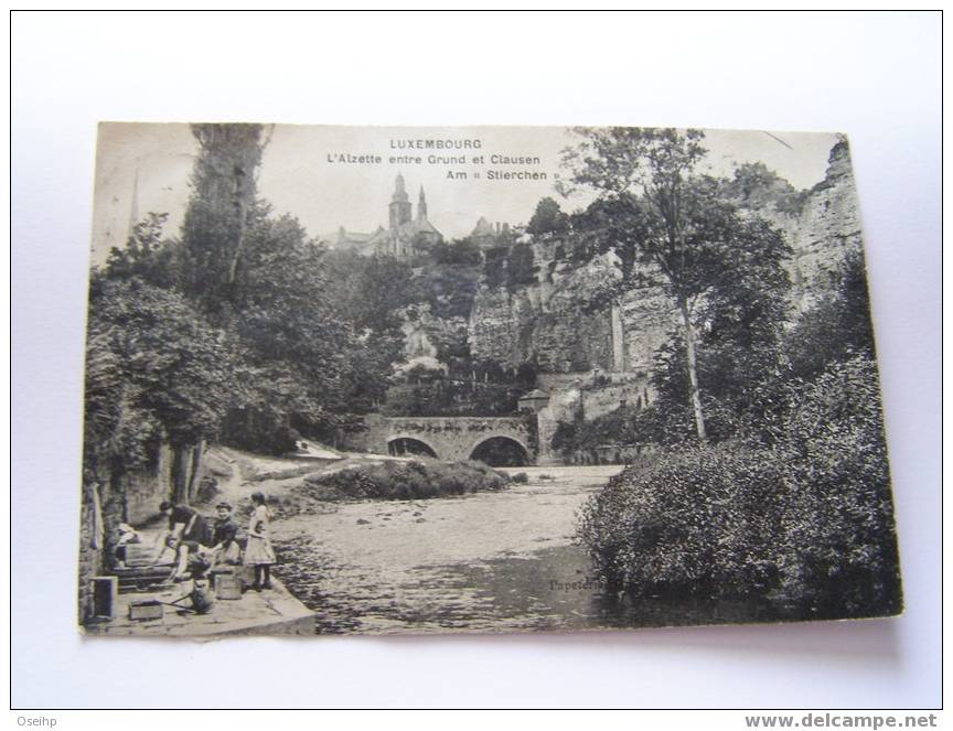 LUXEMBOURG - L' Alzette Entre Grund Et Clausen - Esch-Alzette