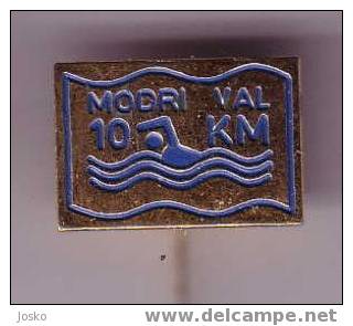 SWIMMING - Croatia Ex Yugoslavia Vintage Pin Badge * Natation - Nuotare - Schwimmen - Natacion - Schwimmen