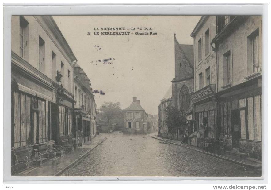 LE MERLERAULT.  GRANDE RUE - Le Merlerault