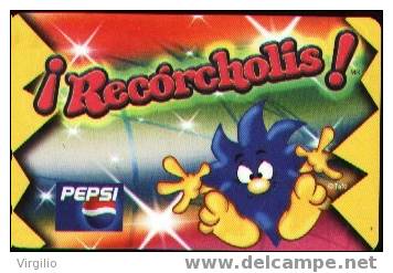 Veding Machine Card. Pepsi Cola. Tarjeta De Maquina De Refrescos - Lebensmittel