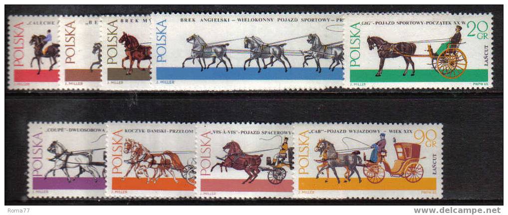 D499 - POLONIA , CAVALLI : SERIE  N.  1495/03 *** - Unused Stamps