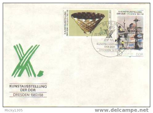 DDR / GDR - FDC (F496)- - 1981-1990