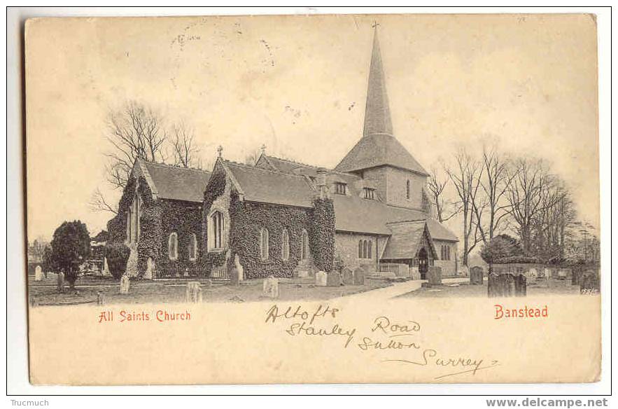 B 2894 - BANSTEAD - All Saints Church - Surrey