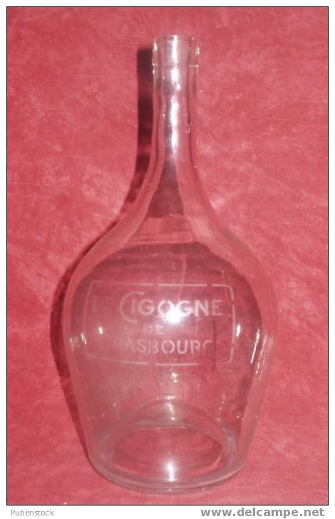 Bouteille "LA CIGOGNE DE STRASBOURG" - Other & Unclassified