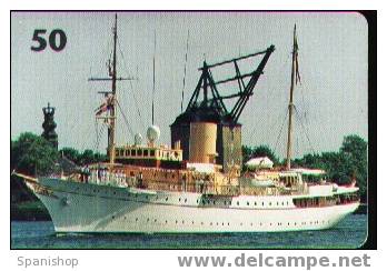 Danmark Ship, Boat, Phonecard With Chip - Schiffe