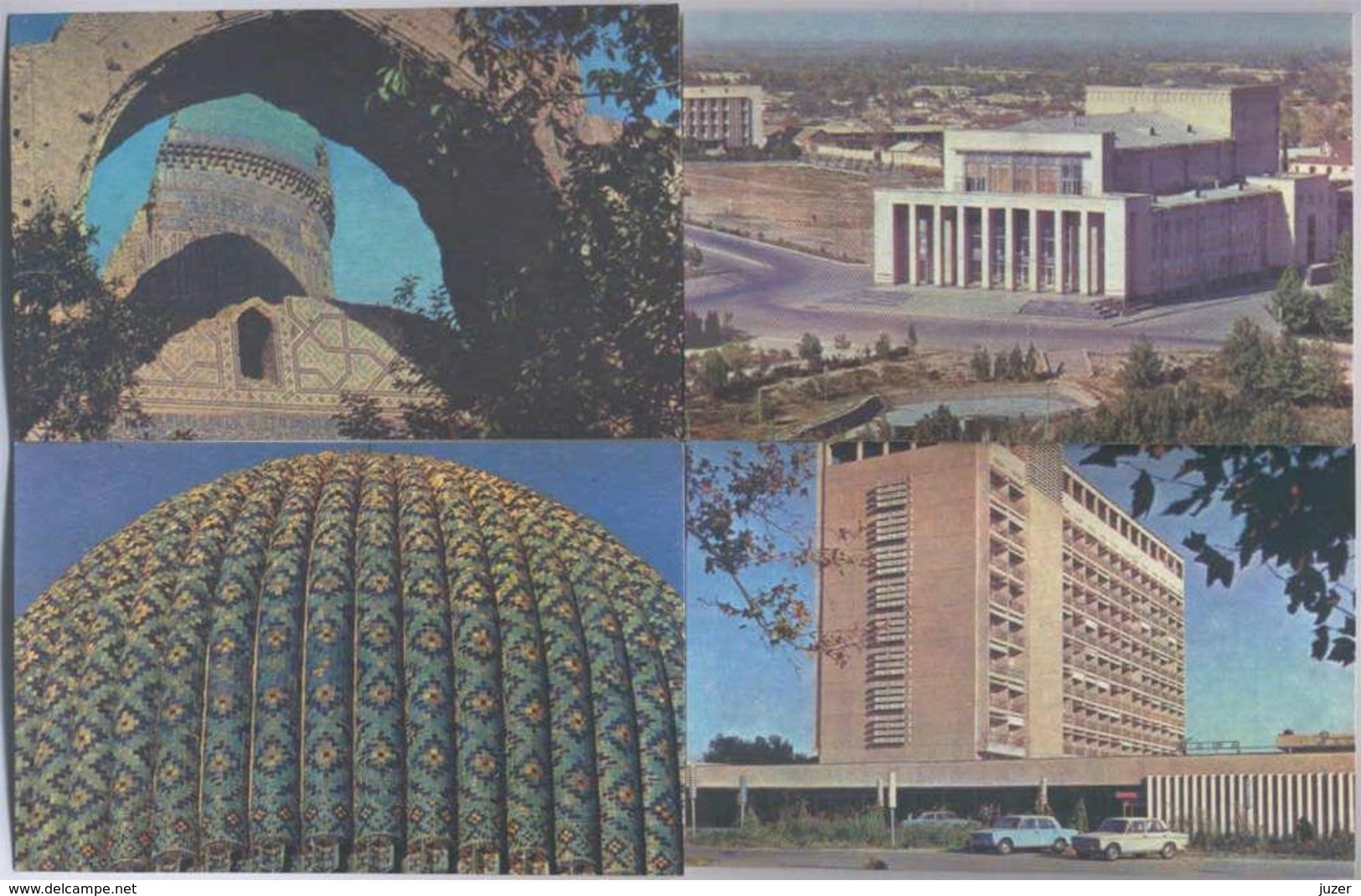 Uzbekistan: Samarkand. 16 Different Postcards - Uzbekistan