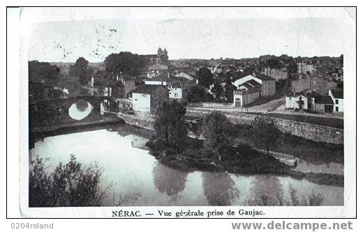 Nérac - Vue Générale Prise De Gaujac - Nerac