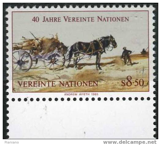 PIA - ONW - 1985 - 40° Des N.U. - (Yv 51-52) - Unused Stamps