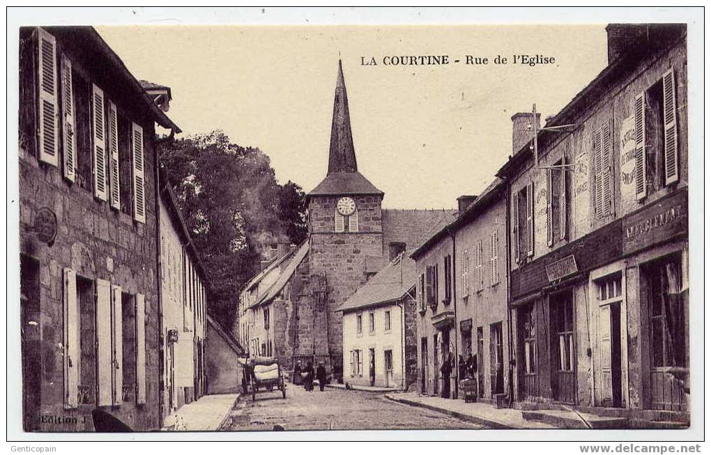 H79 - LA COURTINE - Rue De L'église - La Courtine