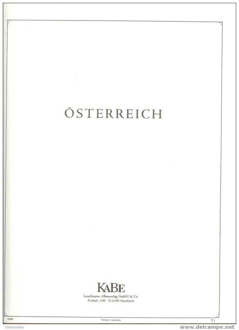 KaBe/Leuchtturm Titelblatt Österreich - Andere & Zonder Classificatie