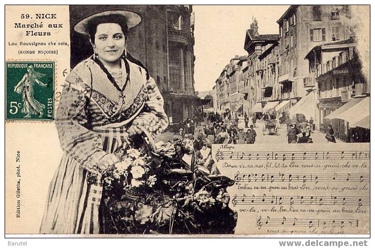 NICE - Marché Aux Fleurs - Leven In De Oude Stad