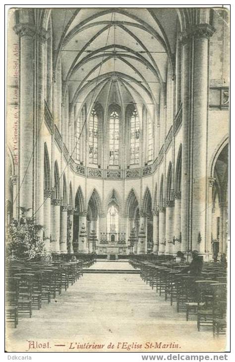 Alost - L´Intérieur De L´Eglise St-Martin - Aalst