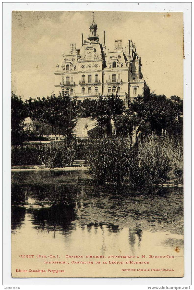 H82 - CERET - Château D'AUBIRY (1915) - Ceret