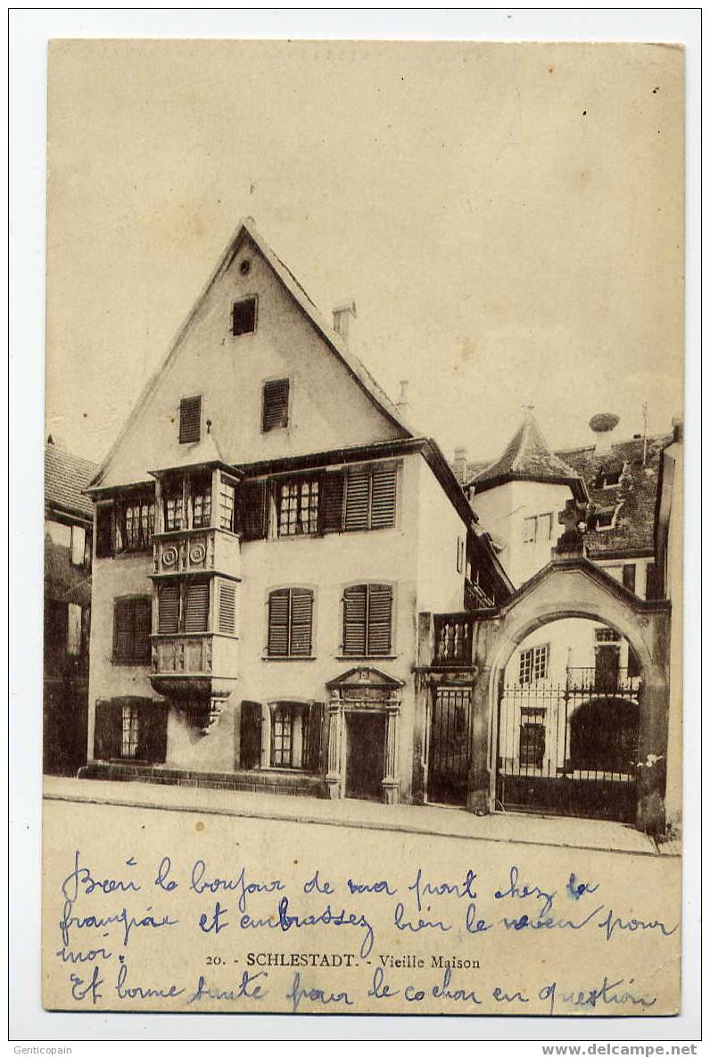 H83 - SCHLESTADT - Vieille Maison - Selestat