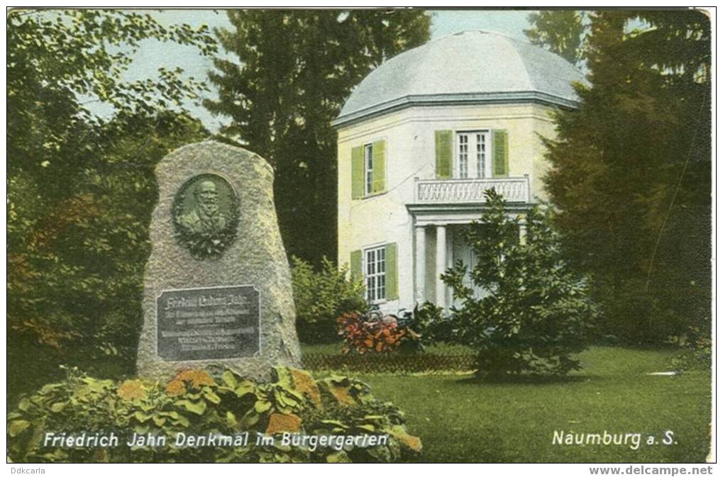 Naumburg A. S. - Friedrich Jahn Denkmal Im Bürgergarten - Naumburg (Saale)