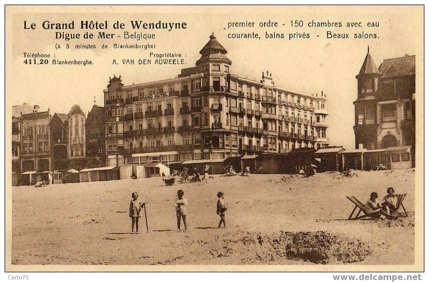 BELGIQUE - WENDUYNE - GRAND HOTEL - Wenduine