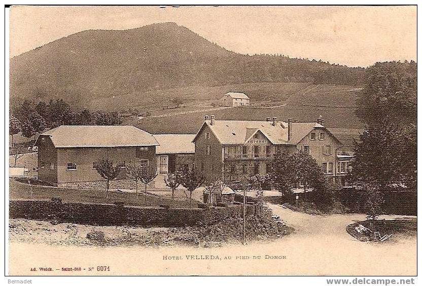 HOTEL VELLEDA....AU PIED DU DONON - Schirmeck