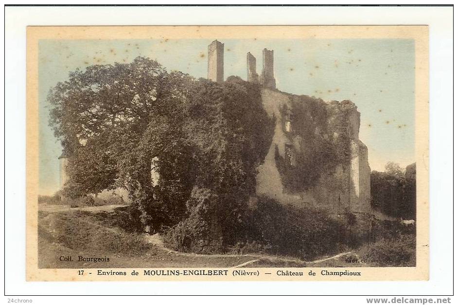 Environs De Moulins Engilbert: Chateau De Champdioux (06-5836) - Moulin Engilbert