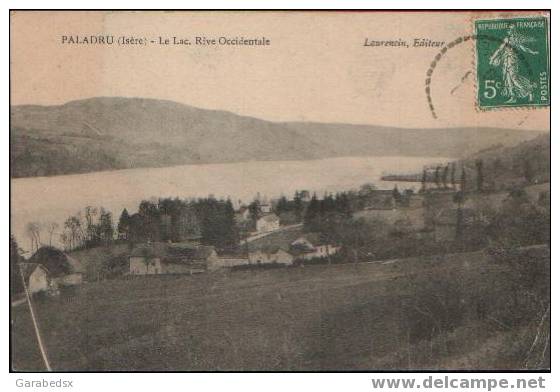 CPA De PALADRU - Le Lac. Rive Occidentale. - Paladru