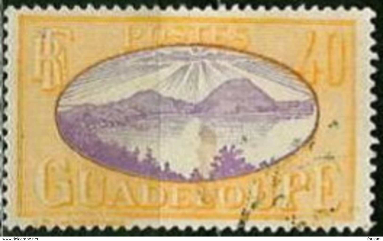 GUADELOUPE..1928..Michel # 106...used. - Usati