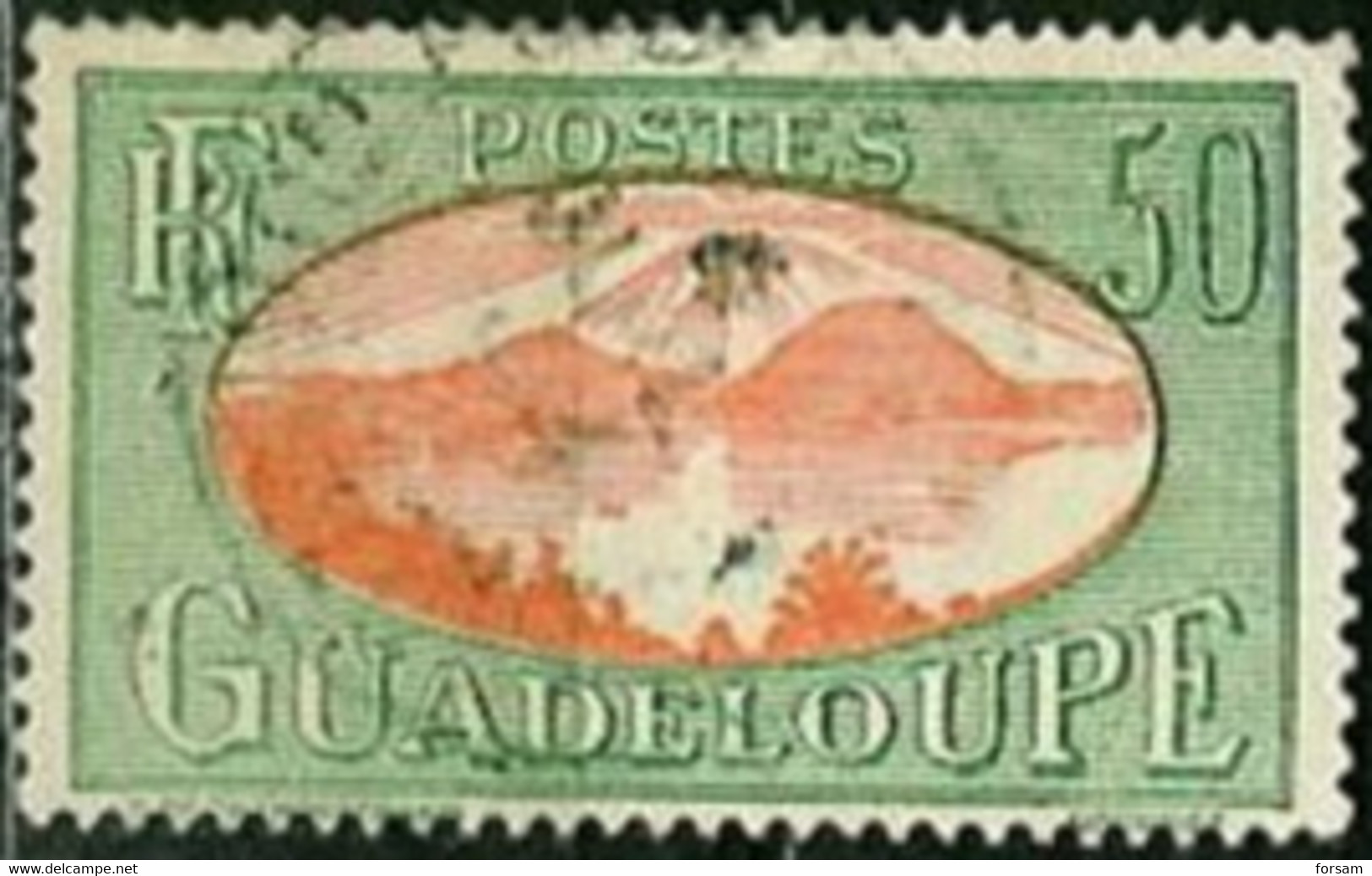 GUADELOUPE..1928..Michel # 108...used. - Used Stamps