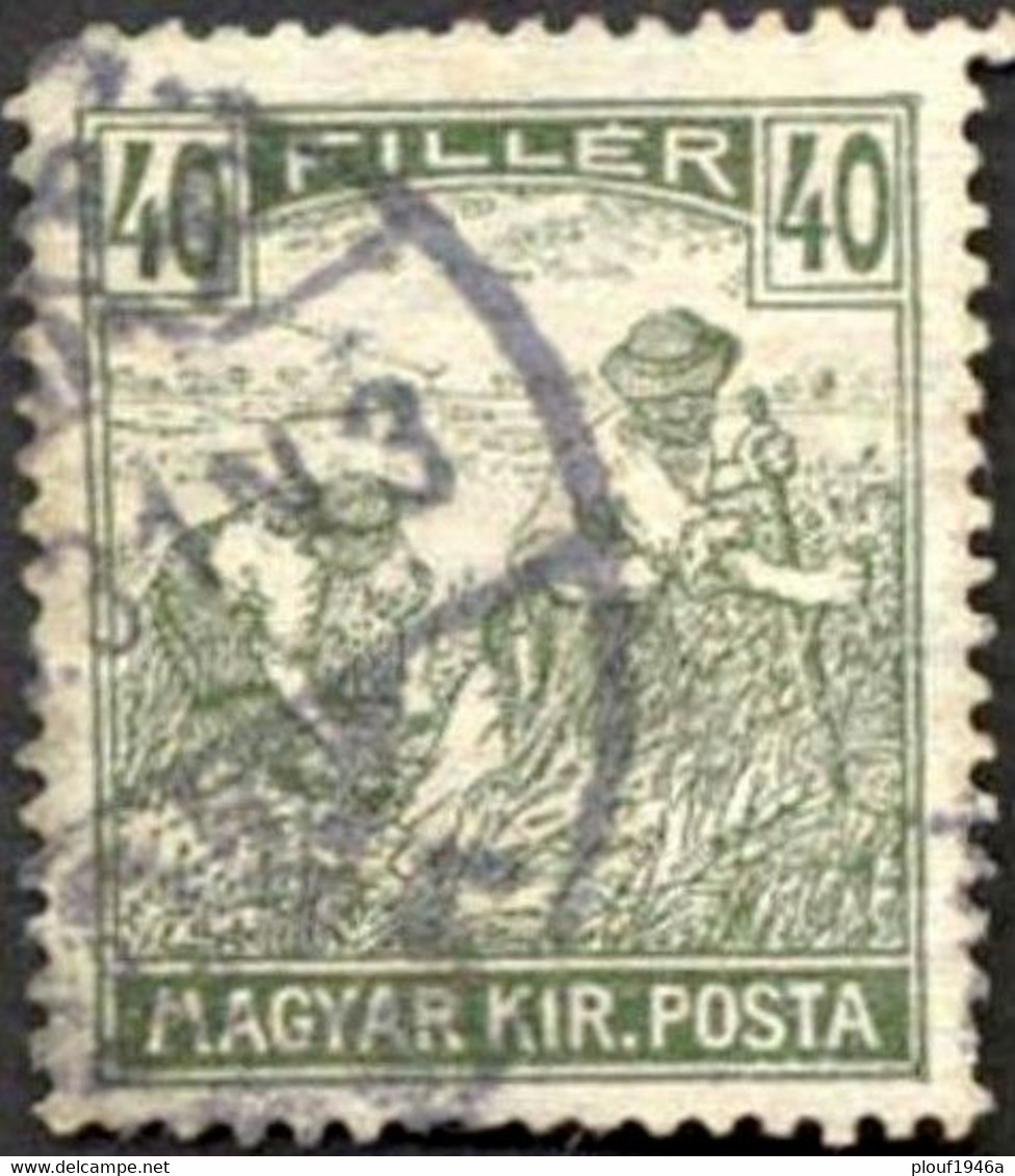 Pays : 226,01 (Hongrie : Royaume (Charles Ier))  Yvert Et Tellier N° :  174 (o) - Used Stamps